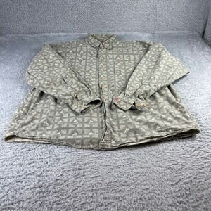 Barn Fly Mens XL Button Down Shirt Cowboy Bronco Print Western Made in USA